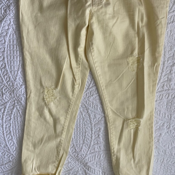 Maternity Jeans light yellow Indigo Blue brand - Picture 3 of 12